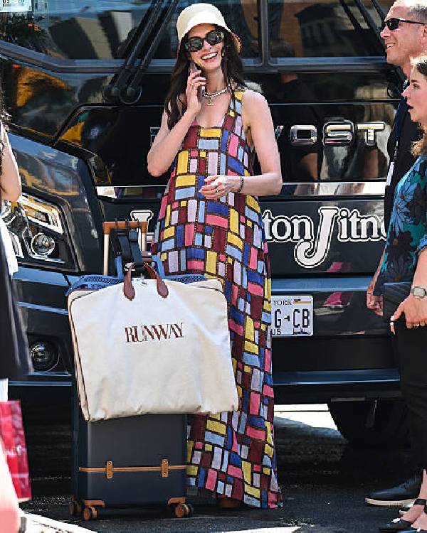 The Devil Wears Prada 2 Anne Hathaway Multi-color Long Dress