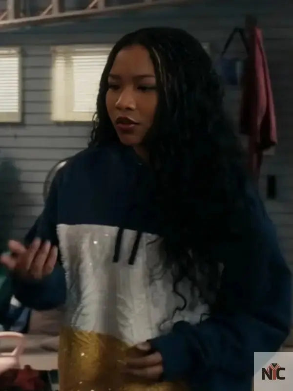 The Equalizer S5 Laya DeLeon Hayes Color Blocked Hoodie
