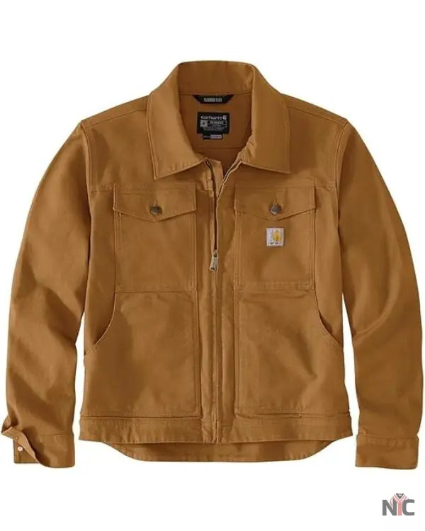 The Institute S01 Ben Barnes Brown Cotton Jacket