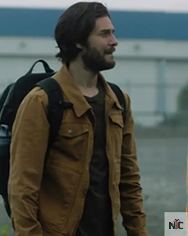 The Institute S01 Ben Barnes Brown Cotton Jacket