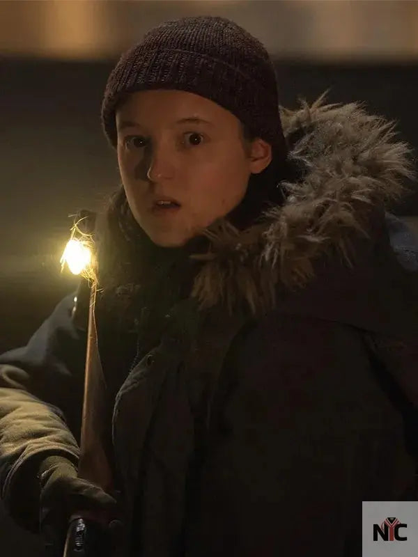 The Last Of Us S02 Ellie Williams Fur Hooded Jacket