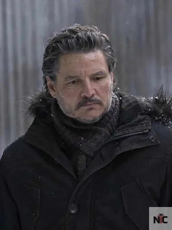 The Last of Us S02 Pedro Pascal Black Hooded Jacket