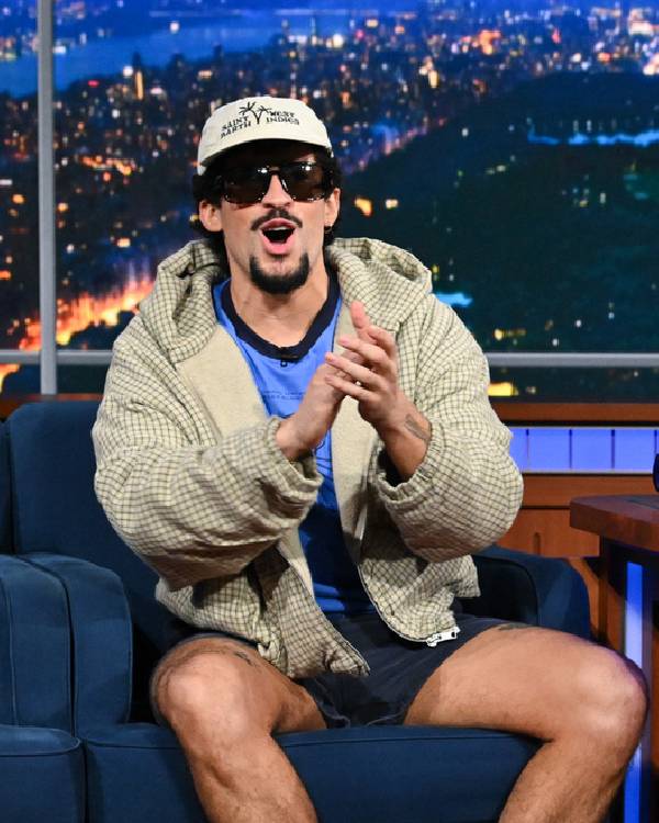 The Late Show with Stephen Colbert Happy Gilmore 2 Bad Bunny Hooded Jacket