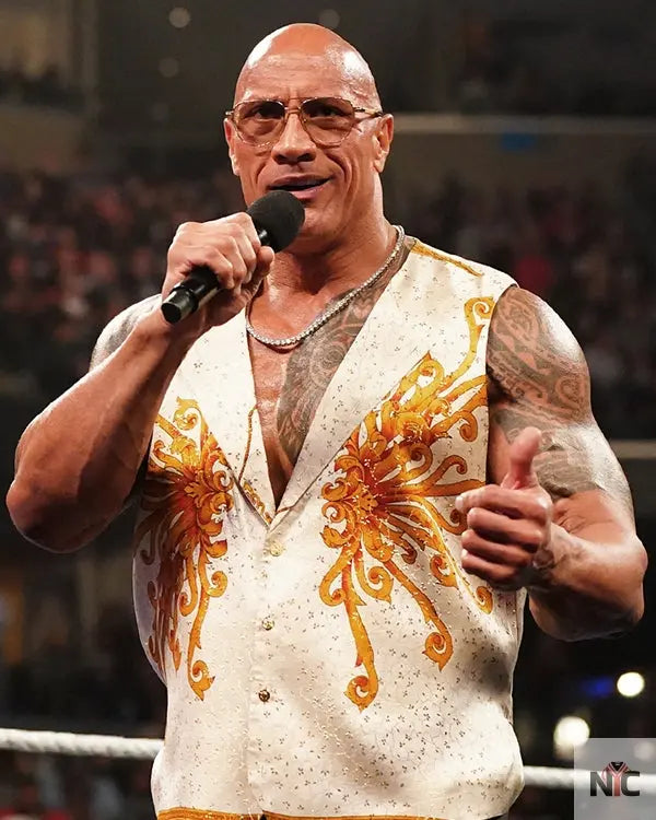 The Rock WWE Smackdown Live Concert Vest