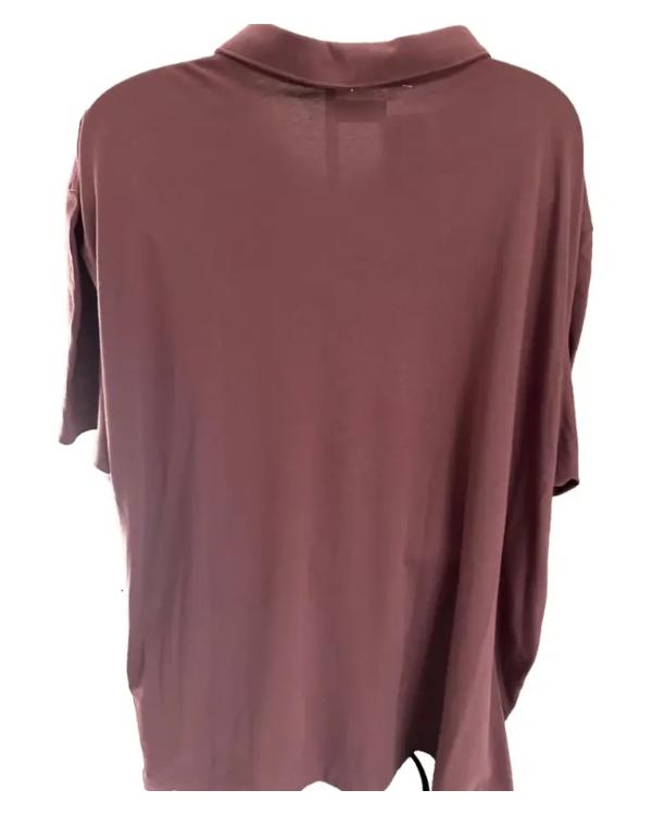 The Today Show 2025 Shaquille Brewster Rust Polo Shirt