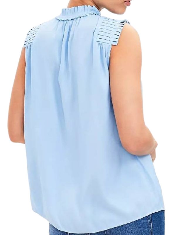The Today Show Dylan Dreyer Blue Pleated Top