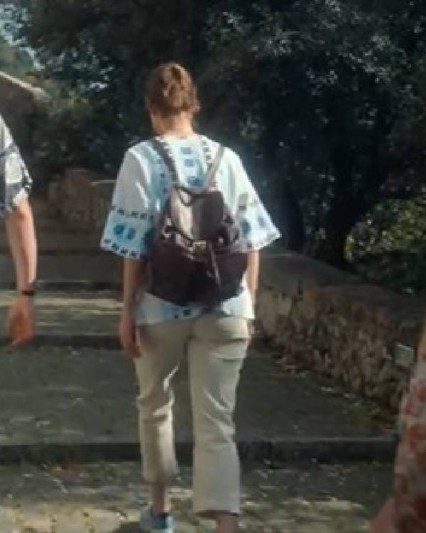 The Twisted Tale of Amanda Knox Grace Van Patten Embroidered Shirt