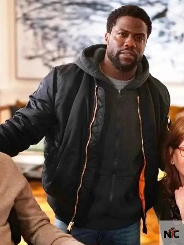 The Upside Kevin Hart Black Jacket