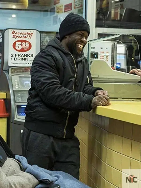 The Upside Kevin Hart Black Jacket