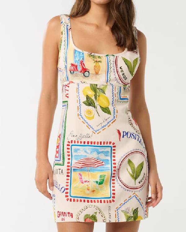The Bold and the Beautiful Laneya Grace Printed Mini Dress