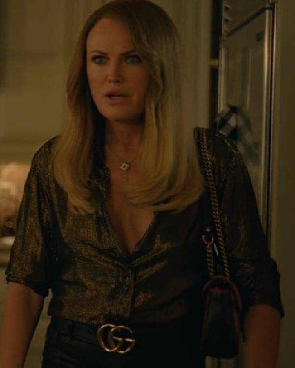 The Hunting Wives Malin Akerman Silk Blouse