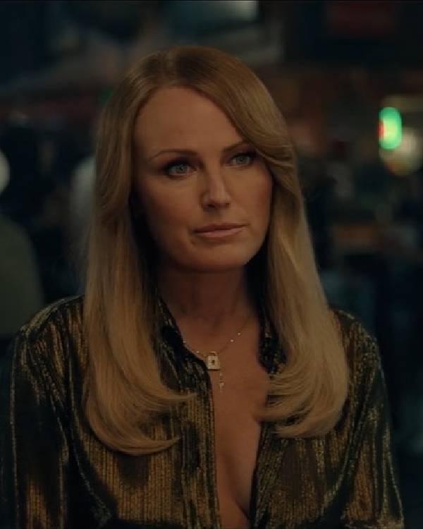 The Hunting Wives Malin Akerman Silk Blouse