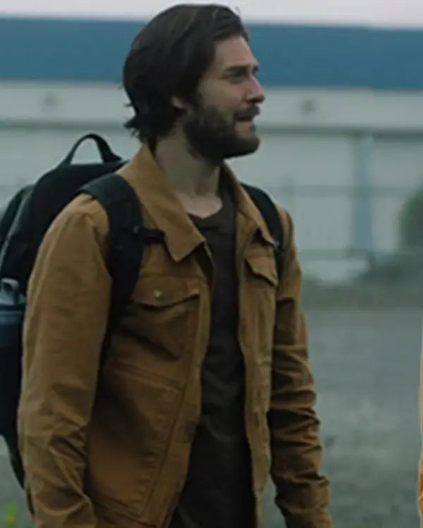 The Institute S01 Ben Barnes Brown Cotton Jacket