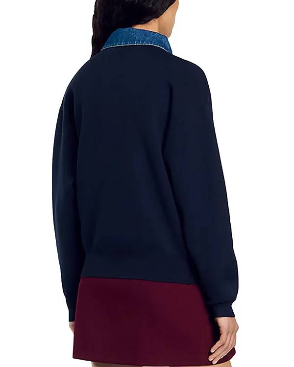 The Real Housewives of Orange County Shannon Beador Denim Trim Sweater