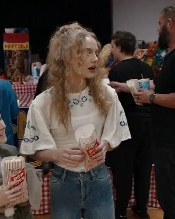 The Stranger in My Home Amiah Miller Floral Blouse