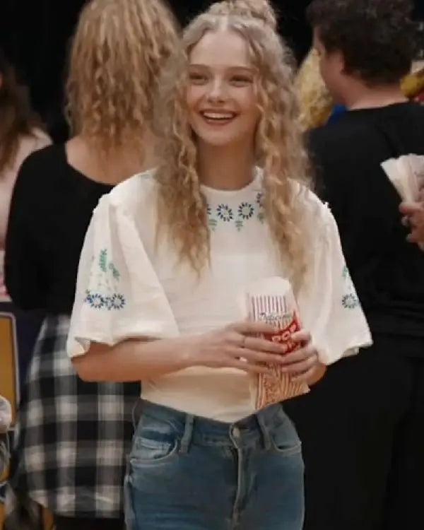The Stranger in My Home Amiah Miller Floral Blouse
