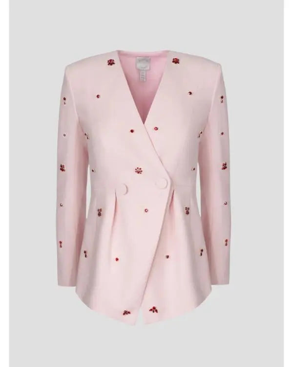 The Today Show 2025 Jill Martin Pink Embellish Jacket