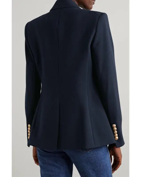 The View 2025 Joy Behar Blue Double Breasted Blazer