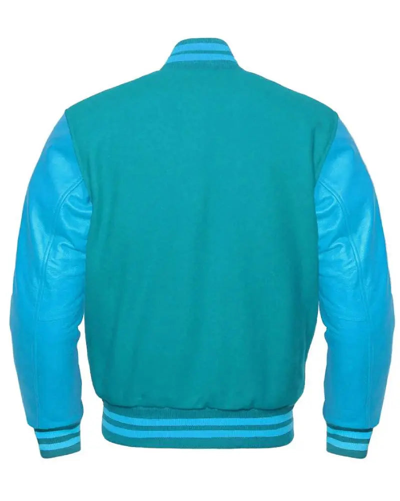 Tiffany Blue Varsity Jacket
