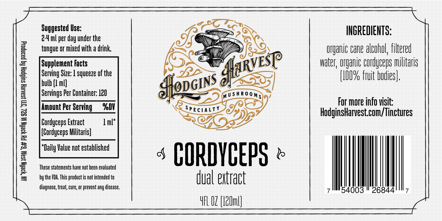 Cordyceps Dual Extract Tincture