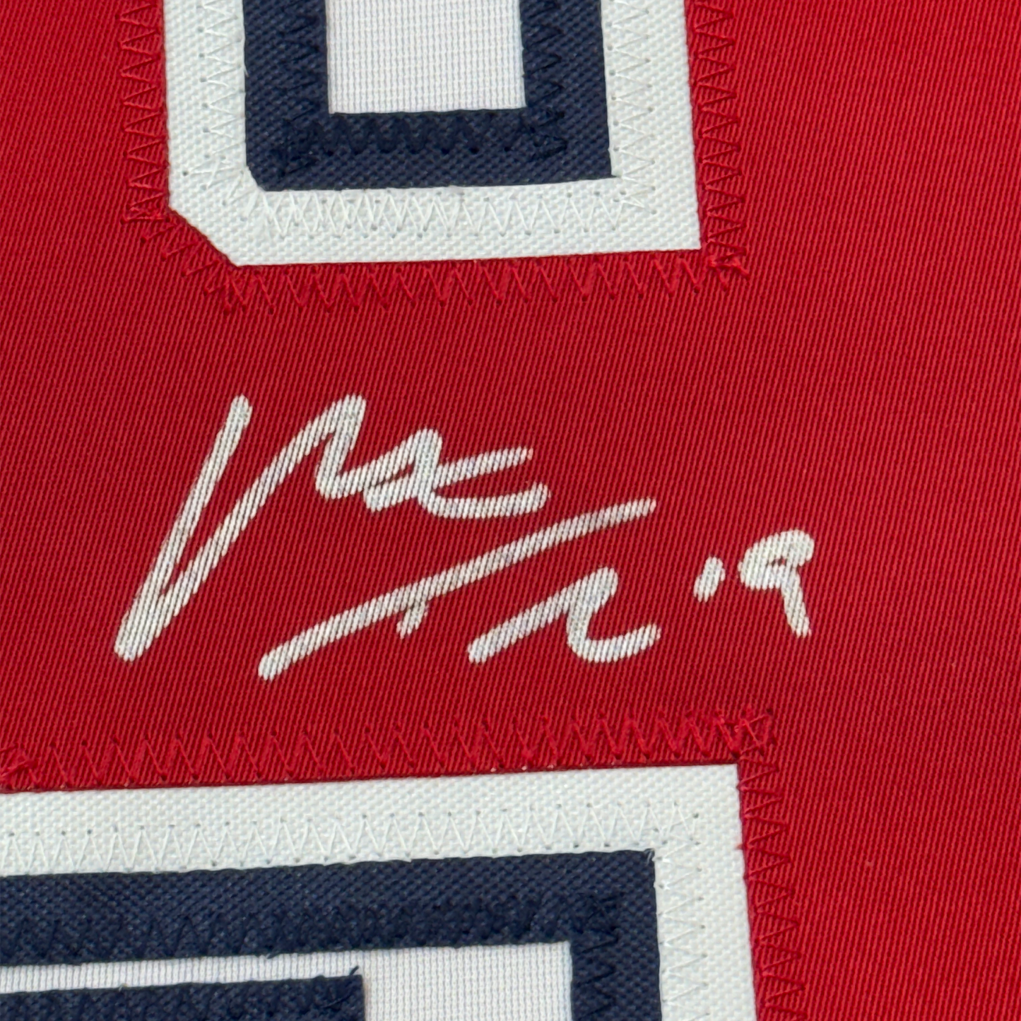 Framed Autographed/Signed Matthew Tkachuk 35x39 Florida White Retro Hockey Jersey JSA COA