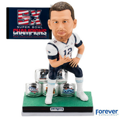 Tom Brady Super Bowl Moments Bobbleheads
