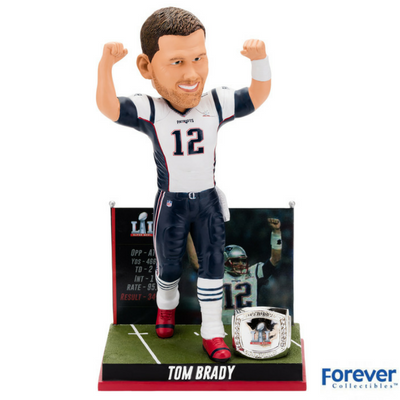 Tom Brady Super Bowl Moments Bobbleheads