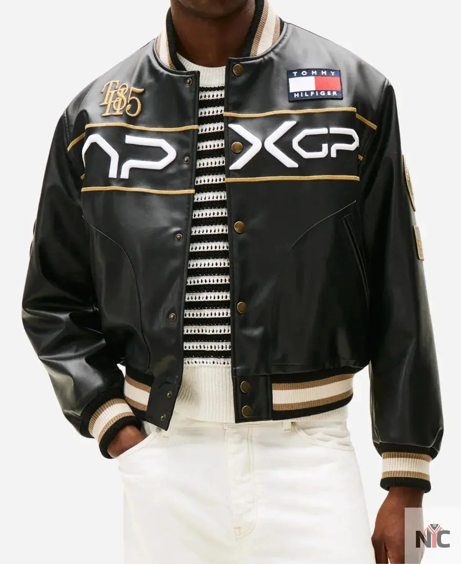 Tommy Hilfiger F1 Movie Racing Varsity Jacket