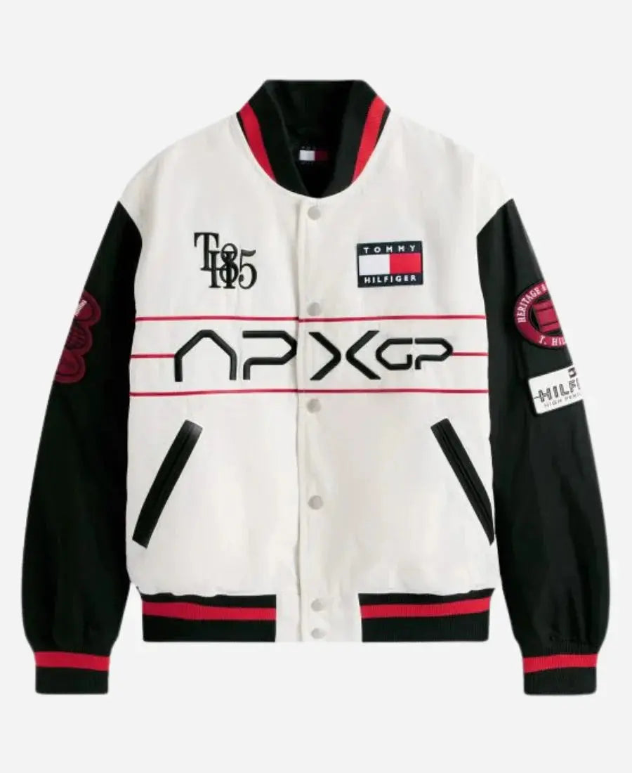 Tommy Hilfiger F1 Movie Racing Varsity Jacket