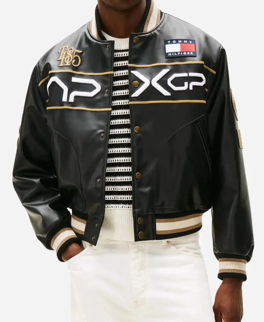 Tommy Hilfiger F1 Movie Racing Varsity Jacket