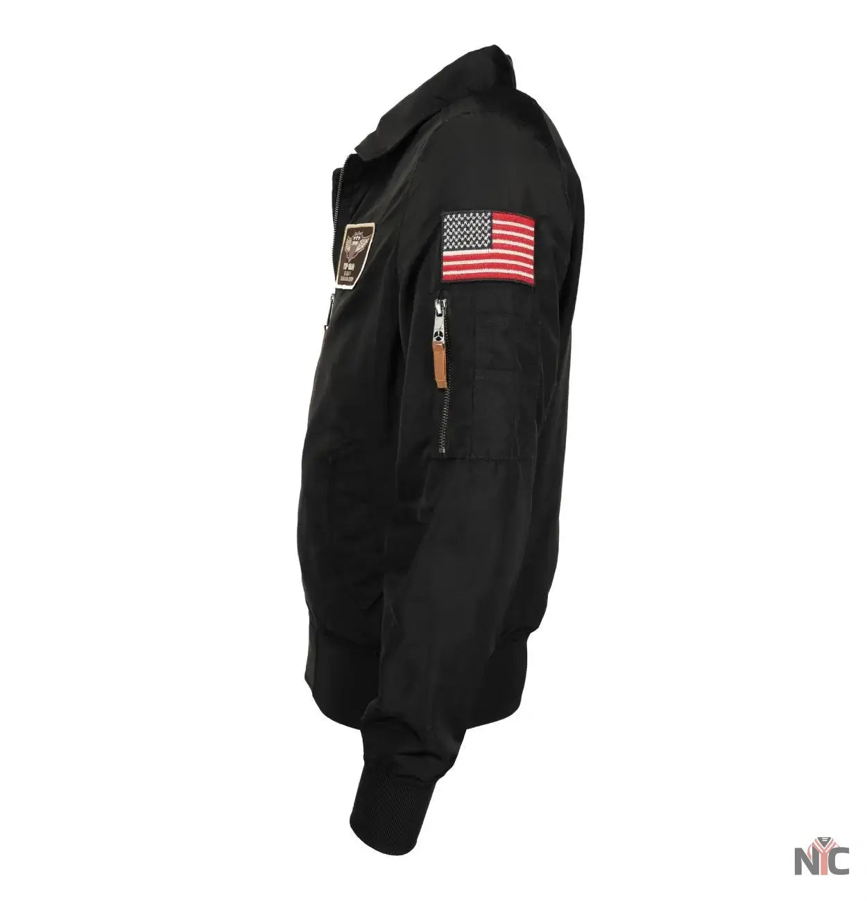 Top Gun Flight Black Jacket