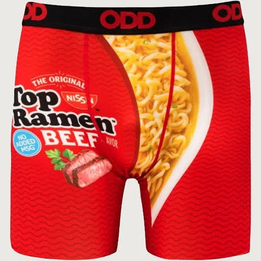 Odd - Stand Out Be Odd - Top Ramen BEEF FLAVOR Men's Boxer Briefs (S, M, XL)