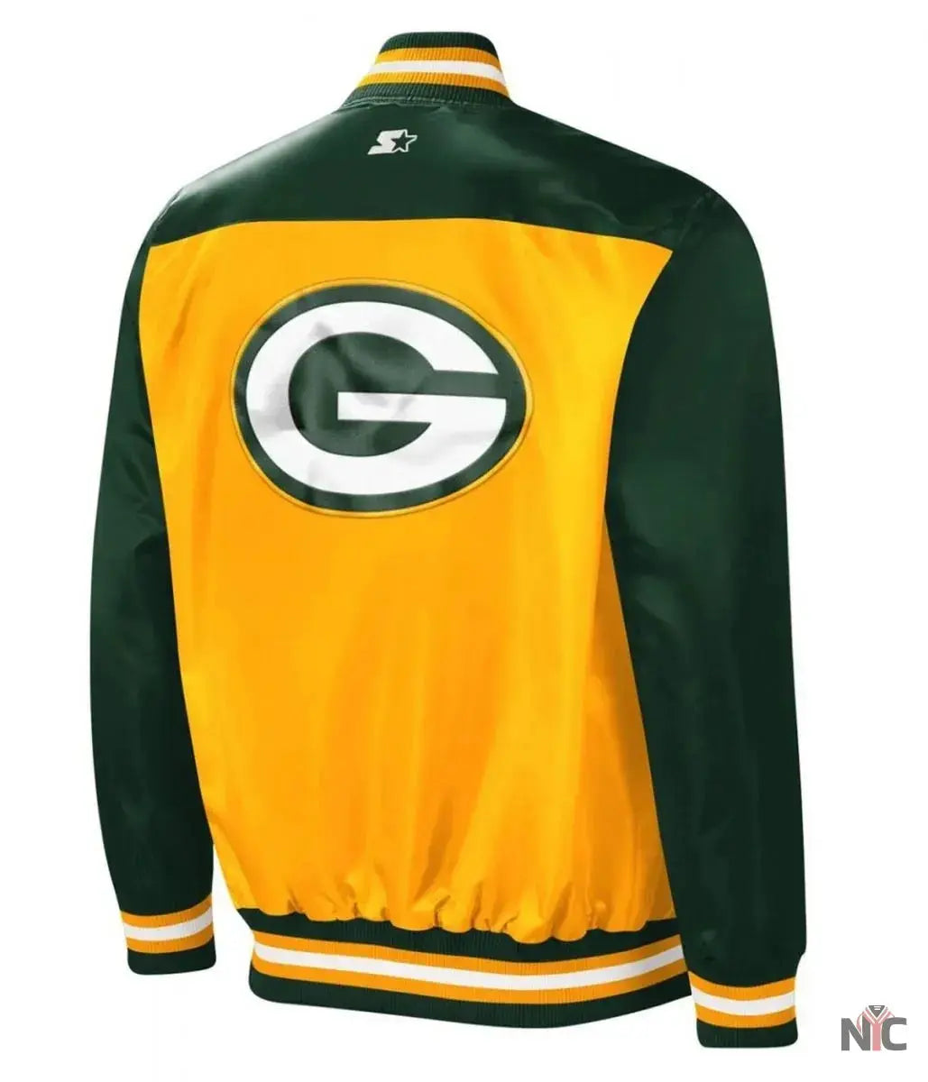 Tradition Green Bay Packers Satin Jacket