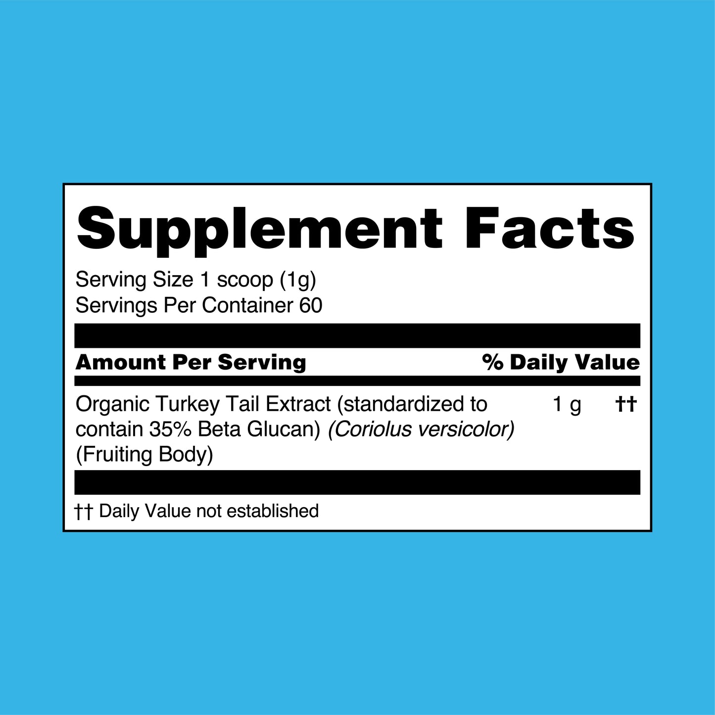 Turkey Tail Mushroom Extract Powder