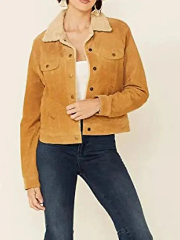 Roswell New Mexico S04 Rosa Ortecho Suede Jacket