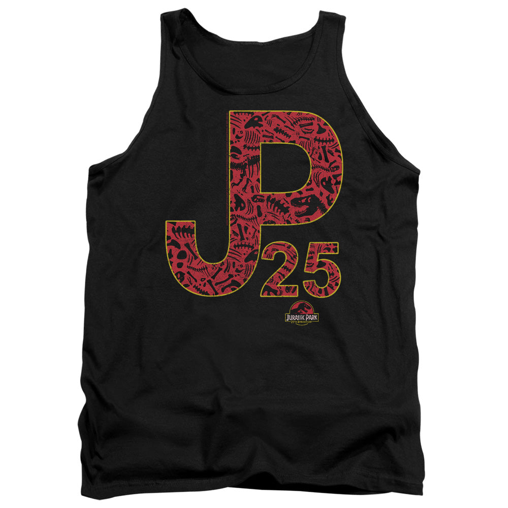 Jurassic Park Jp25 Mens Tank Top Shirt Black Officially Licensed