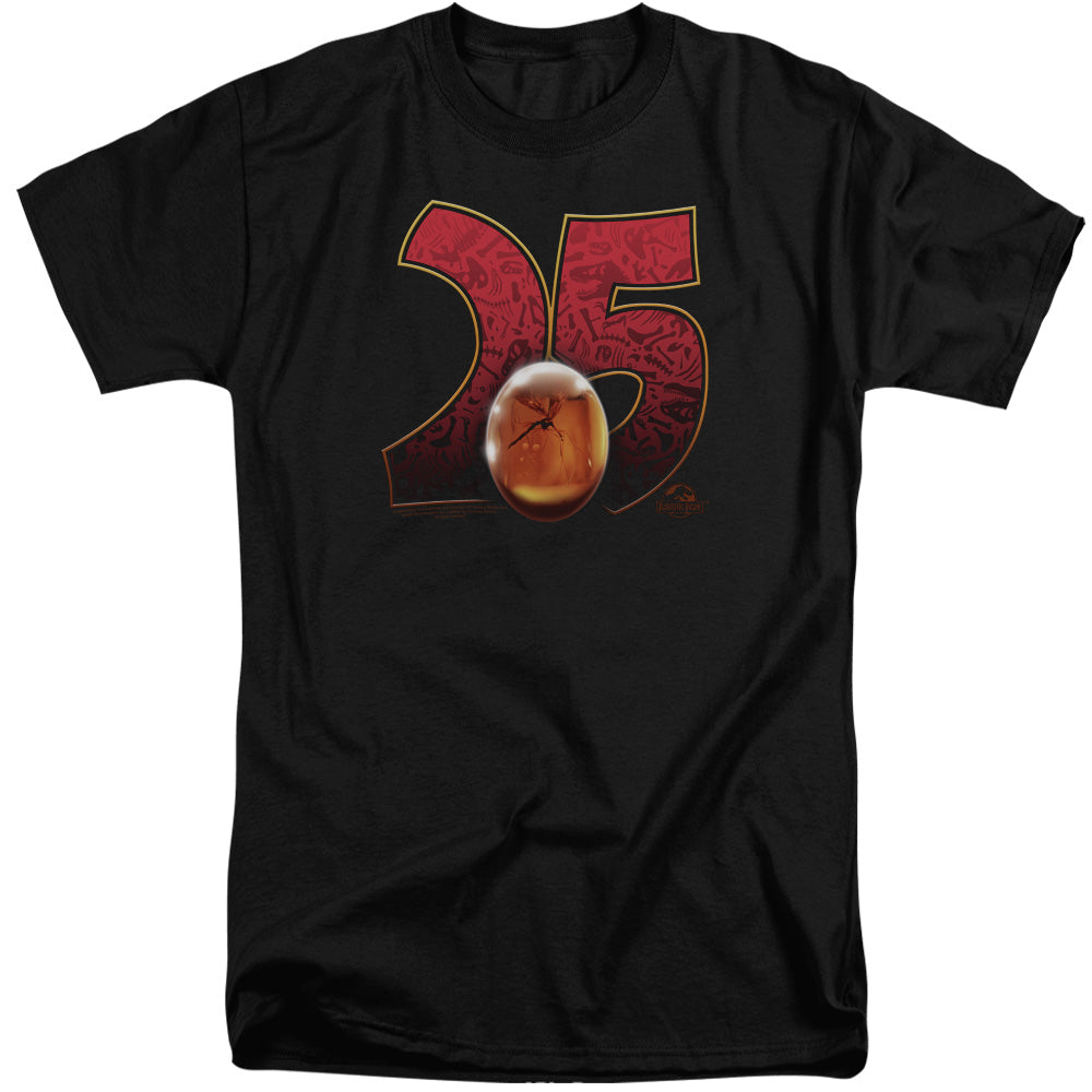 Jurassic Park Amber Mens Tall T Shirt Black