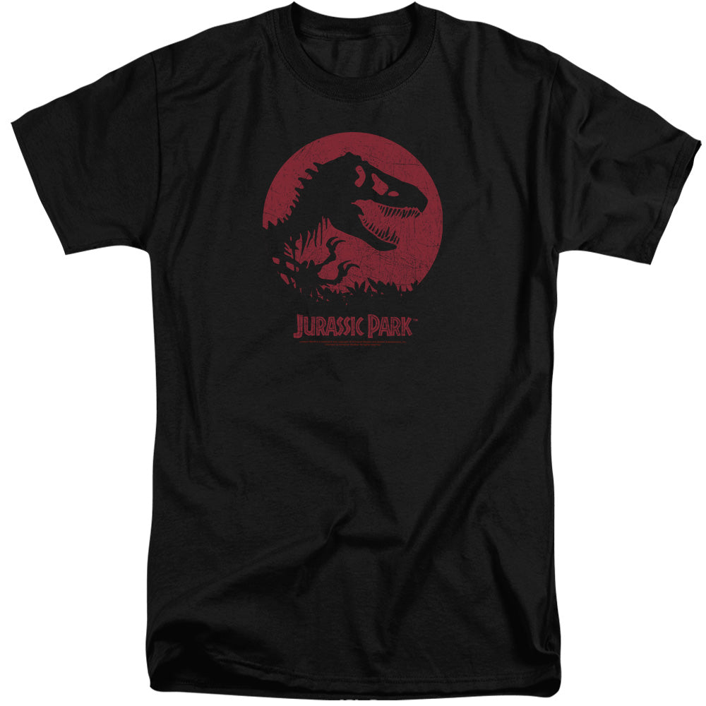 Jurassic Park T Rex Sphere Mens Tall T Shirt Black Officially Licensed