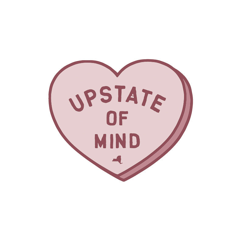 I Heart Upstate of Mind Sticker