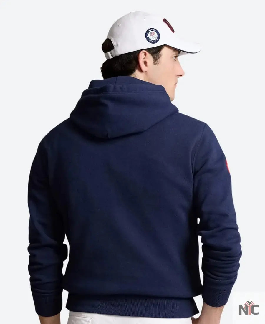 USA MyCountry Vintage Premium Hoodie Navy