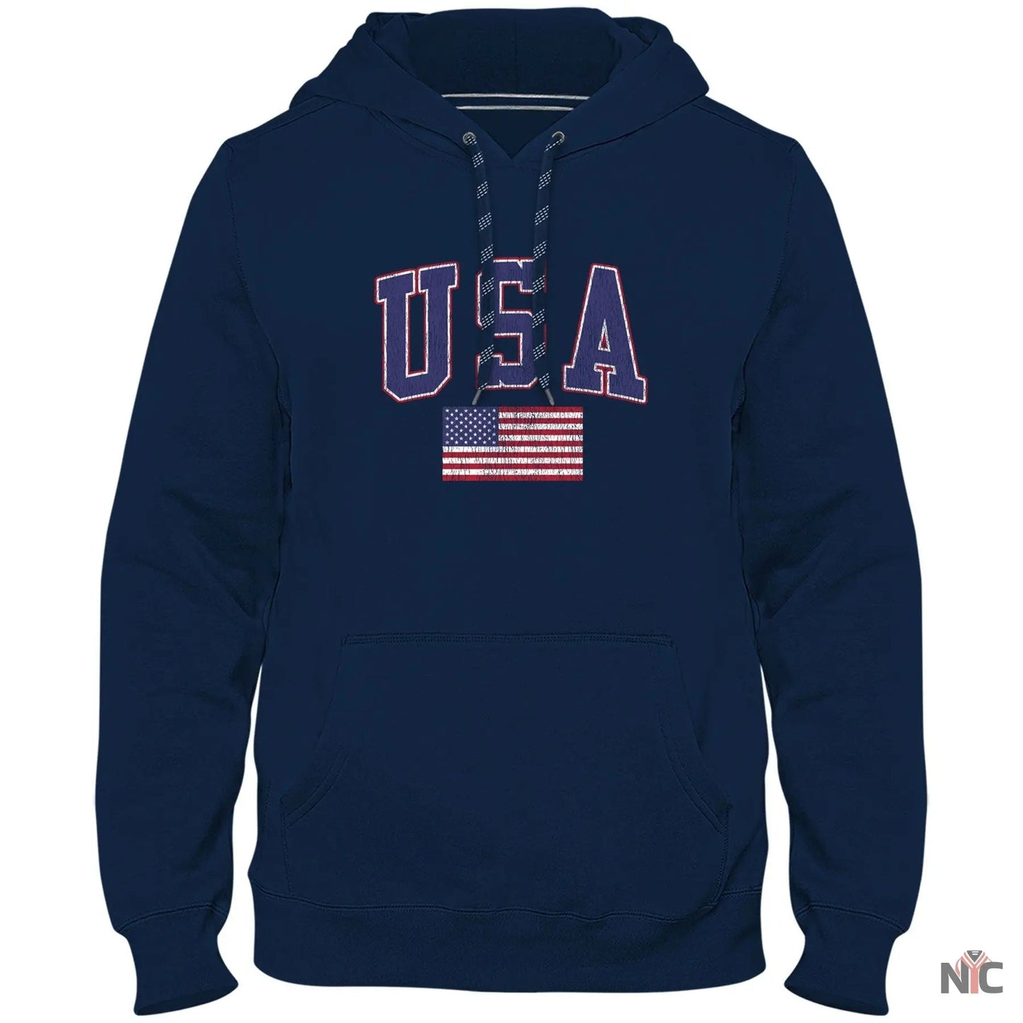 USA MyCountry Vintage Premium Hoodie Navy