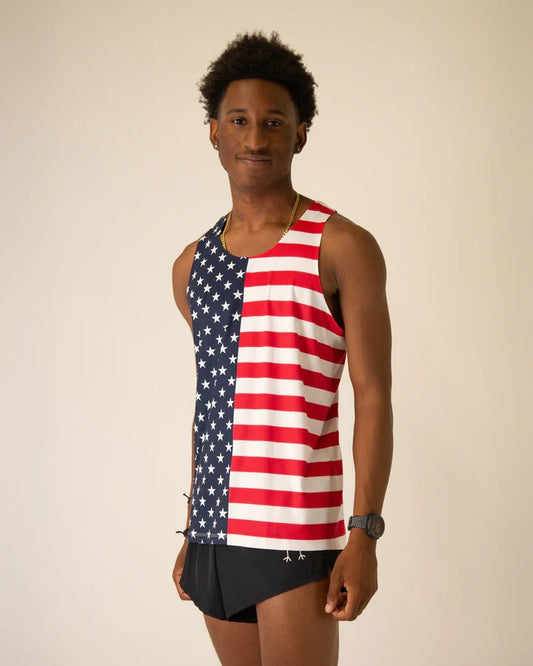 Men's USA Performance Singlet (XS, S, M, L, XL)