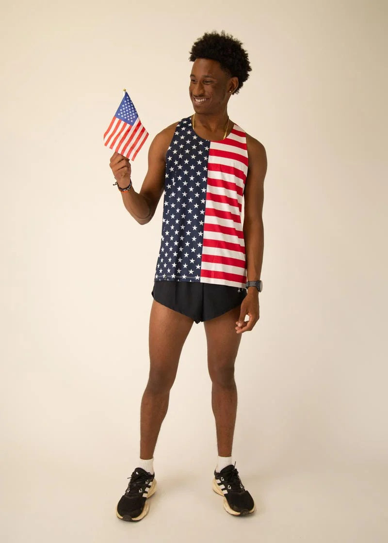 Men's USA Performance Singlet (XS, S, M, L, XL)