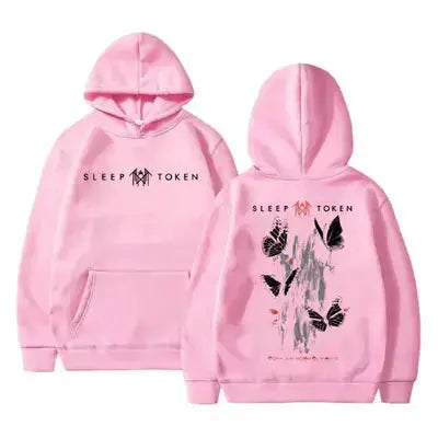 Unisex Sleep Token Pink Hoodie
