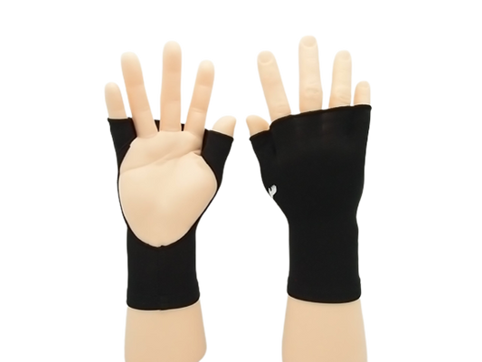 PalmFree™ Sun Gloves - Black - UPF 50+
