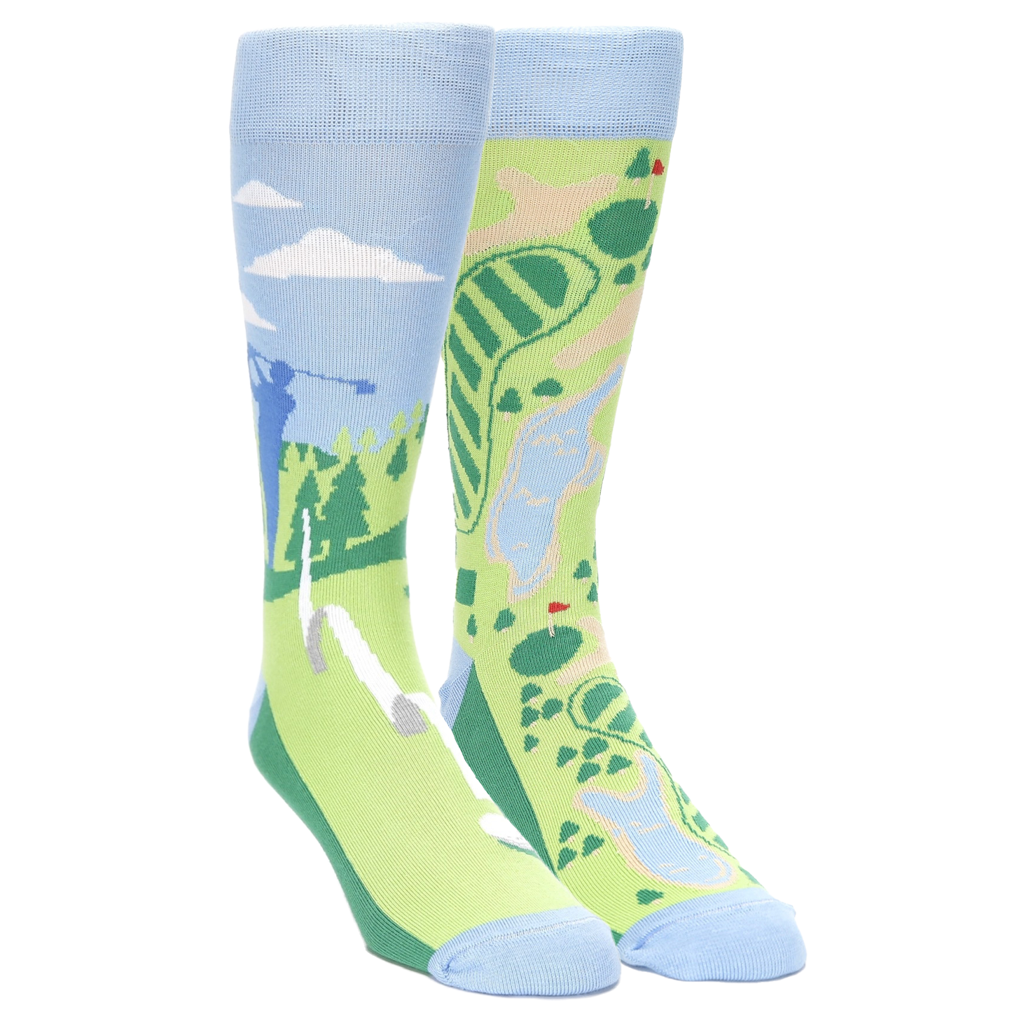 Novelty Golf Socks 2 Pack - Made in the USA