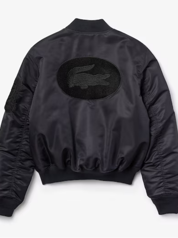 Unisex LIVE Oversized Contrast Bomber Jacket