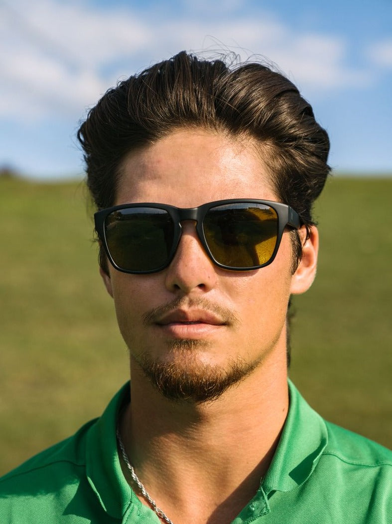 Pebble | Matte Brown | Green G22 Lens