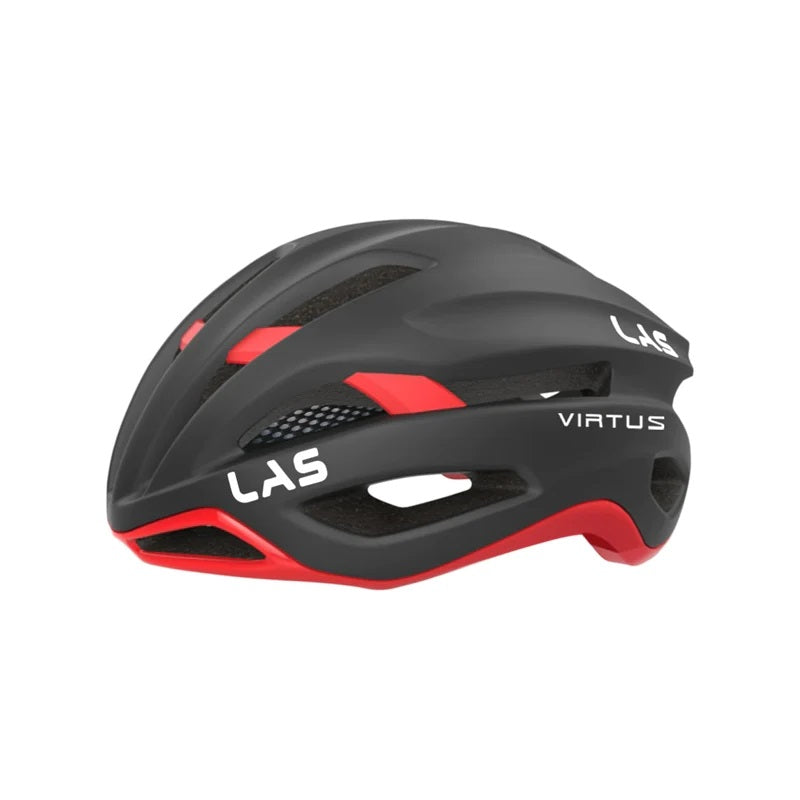 LAS Virtus Cycling Helmet - Black/Red