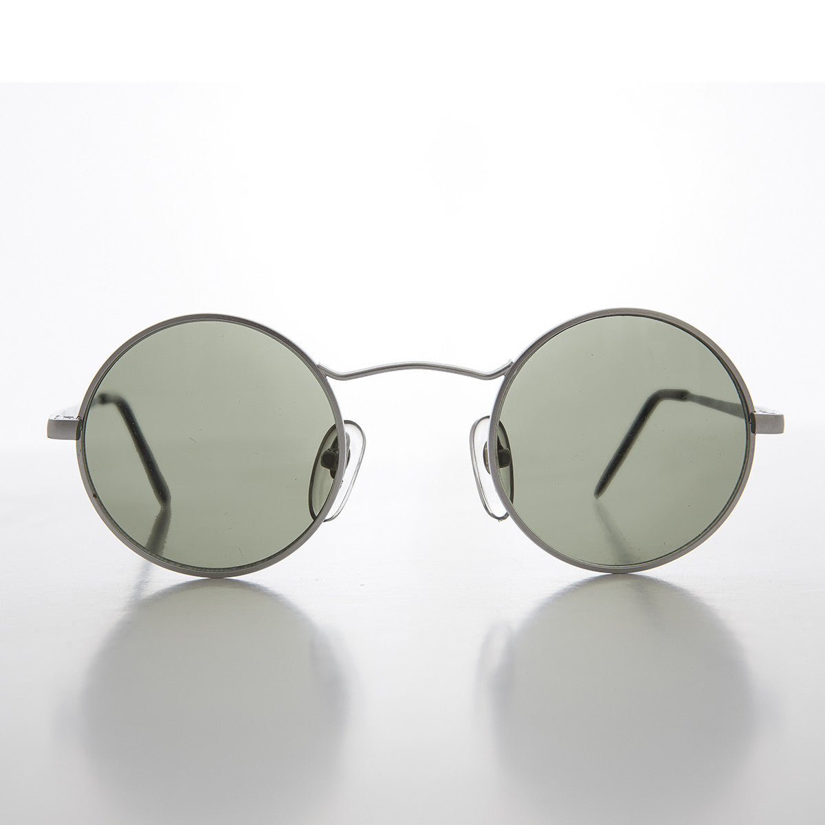 Round Wire Rim Teashade Vintage Sunglass - Vox 2
